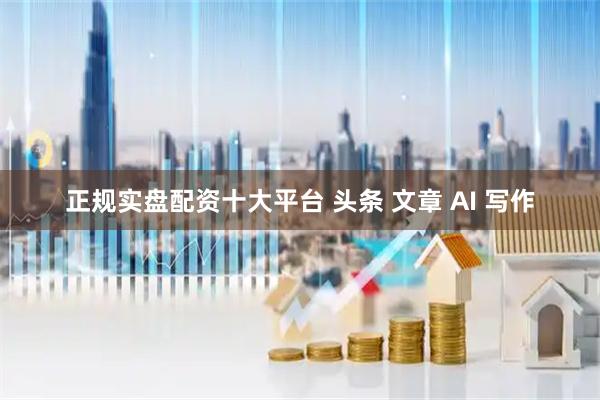 正规实盘配资十大平台 头条 文章 AI 写作